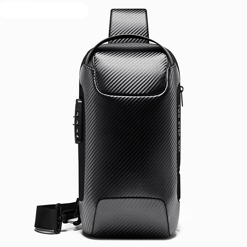 Anti-Theft Crossbody Sling Bag With USB Charging Port Waterproof  Scratch-proof Shoulder Backpack Lightweight Chest Bag Give Gifts To Men On
