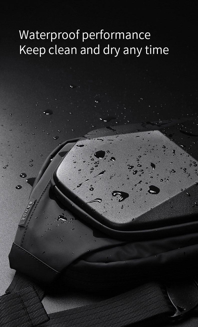 BANGE Sling Bag, Waterproof Men's Chest Bag Shoulder bags Crossbody Sling  Backpack for Men……